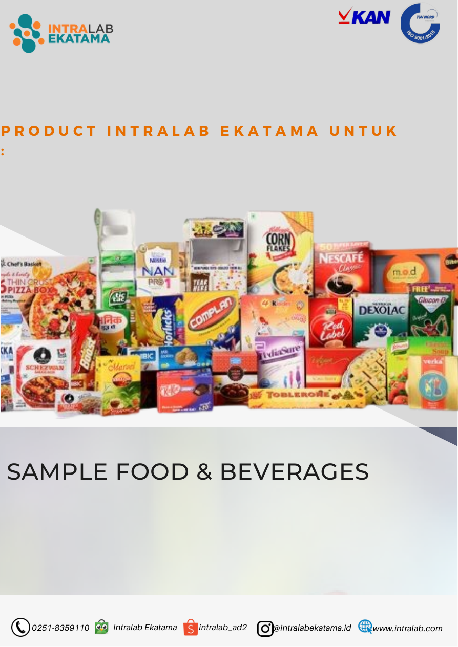 Food and beverage samples